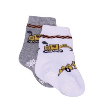 TicTacToe Work Zone Boys Socks - 2 Pair