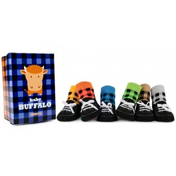 Trumpette Buffalo Baby Socks - 6 Pair