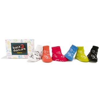 Trumpette Back to DayCare Baby Boys Socks - 6 Pair