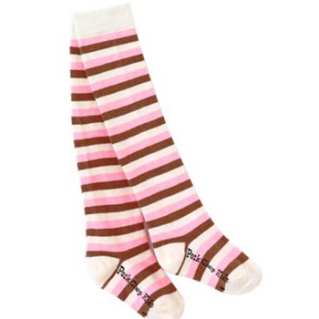 Pork Chop Kids Neapolitan Stripe Thigh High Girls Socks - 1 Pair