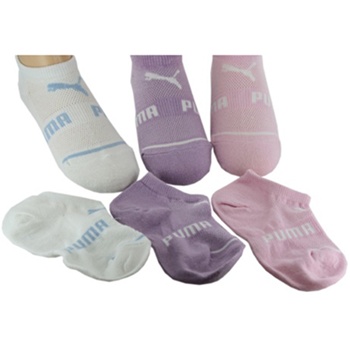 Puma Basic Sorbtex No Show Girls Socks - 3 Pair