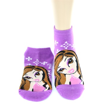 Bratz Purple Girls Socks - 1 Pair