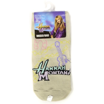 Hannah Montana Music Tan Girls Socks - 1 Pair