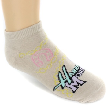 Hannah Montana Music White Girls Socks - 1 Pair