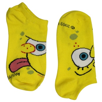 SpongeBob Yellow Socks - 1 Pair