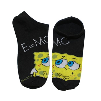 SpongeBob EMC Black Socks - 1 Pair