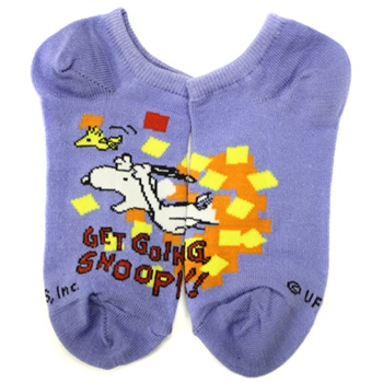 Peanuts Get Going Blue Boys and Girls Socks - 1 Pair