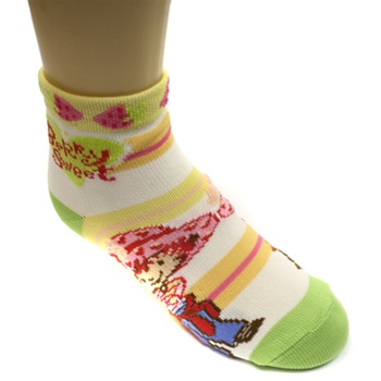 Strawberry Shortcake Dora Lime Girls Socks - 1 Pair