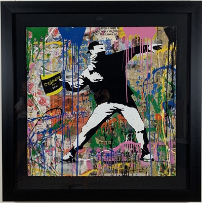 Banksy Thrower 2018 by Mr. Brainwash