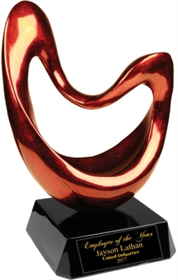 14" Brown Art Sculpture Award
