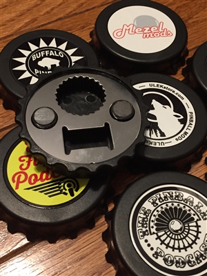 Personalized Custom Made Bottle Cap Magnet Bottle Opener