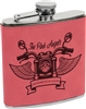 6 oz Personalized Leatherette Flask