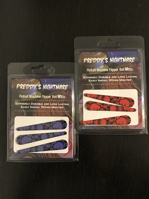 Freddy's Nightmare - Pinball Flipper Bat Topper MODs for Gottlieb Freddy: A Nightmare On Elm Street (Set of 3)