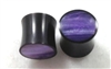 Pair of Organic Horn w/ Purple Resin