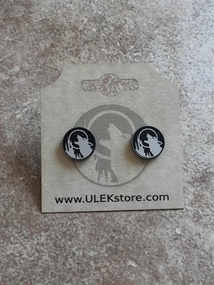 Howling Wolf Unisex Earrings