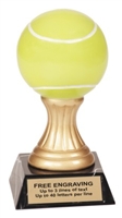 5 1/2 inch Color Tennis Gold Pedestal Resin