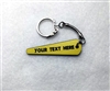 Personalized Pinball Flipper Bat Key FOB / Keychain