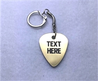 Personalized Guitar Pick Key FOB / Keychain