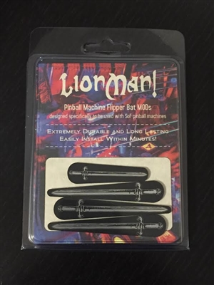 LionMan! - Pinball Flipper Bat Topper MOD (set of 4)