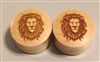 Pair of "Lion's Head" Organic Plugs