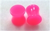 Pair of Solid Neon Pink Acrylic Plugs