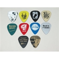 One (1) Brand New Custom Personalized Engraved Guitar Pick from Enhanced Acrylic Plastic