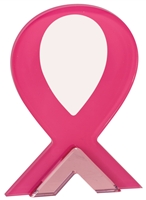 8 inch Pink Ribbon Stand Up Acrylic