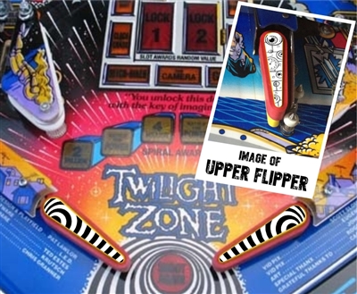 Pinball Flipper Bat Topper MOD (set of 3) for Twilight Zone Pinball