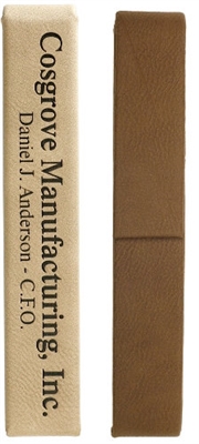 Personalized Soft Leatherette Single Pen Case