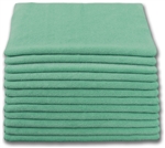Microfiber Cloth - Terry 16 x 16 300gsm - Green Bulk Case of 204