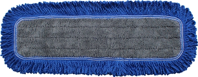 Microfiber Mop Pad - Velcro Dust Mop - 18 Inch - Bulk Case