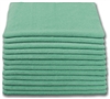Microfiber Cloth - Terry 12 x 12 300gsm - Green Bulk Case of 300