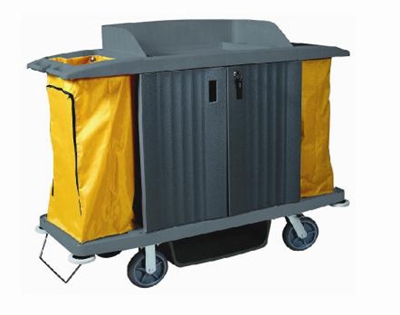 House Keeping Cart  with Doors