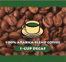 Arabica Blend Decaffeinated 1 Cup Coffee FilterPack