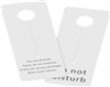 Generic - Do Not Disturb Non Logo Door Tag