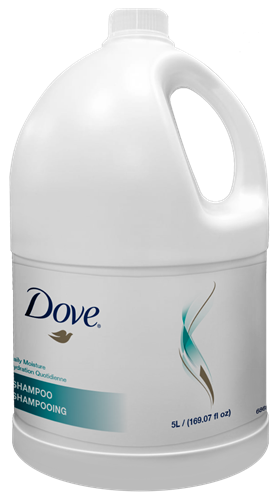 Dove 5 Liter Refill/Refillable Daily Shampoo Bottles