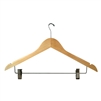 Womens Hanger Natural Flat Small Hook Chrome