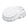 Hot Beverage Lid for 9 and 10 Oz Cups - White