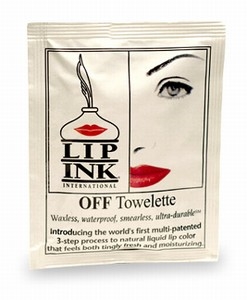 LIP INK Off Towelette Trial Size