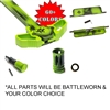 Battleworn Fiery BiohazardÂ© Upper Parts Kit:  Includes A2 Flash Hider