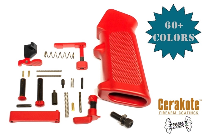 Lower Parts Kit Minus FCG in Your Choice of H-Series Cerakote Color
