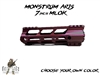 AR-15 Monstrum M-LOK Rail Handguard - 7 inch | Free Float -Color Choice