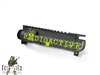 Radioactive AR15 Stripped Upper Receiver - Customizable in your choice of Color - Shown here in Zombie Green