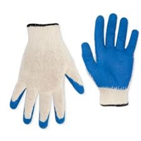 BLUE DIPPED COTTON GLOVES