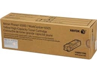 Original Xerox Phaser 6500 High-Yield Yellow Toner Cartridge 106R01596 Bstock