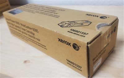 Original Xerox Phaser 6500 106R01597 High-Yield Black Toner Cartridge