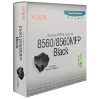 Genuine Xerox 108R00727 8560 Black Solid Ink Sticks, Pack Of 6 Bstock