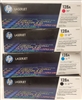 Original HP 128A  Set Black CE320a Cyan CE321A Yellow CE322A Magenta CE323A Toner Bstock