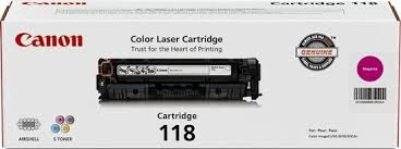 Original Canon 118, Magenta Toner Cartridge 2660B001AA Bstock