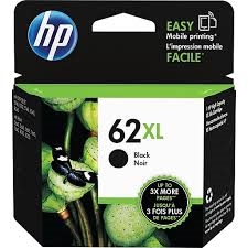 Genuine HP 62XL High Yield Black Ink Cartridge C2P05AN